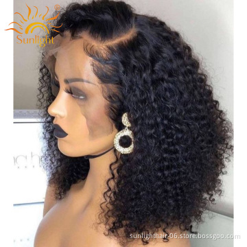 Sunlight Hd Lace Yaki 13x4 Afro Wholesale Front Transparent Cheap With Lowest Price Kinky Straight Human Hair Wig